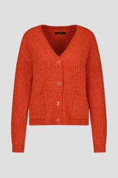 Oranje cardigan van Claude Arielle voor Dames