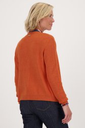 Oranje cardigan met wol van Claude Arielle voor Dames
