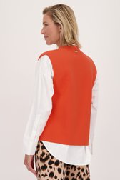 Oranje cardigan zonder mouwen van Claude Arielle voor Dames