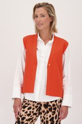 Oranje cardigan zonder mouwen van Claude Arielle voor Dames