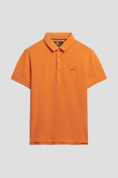 Productfoto 1 van Oranje polo van piqué stof door Superdry voor Heren