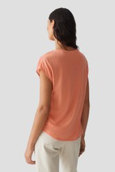 Oranje T-shirt met print van Opus voor Dames