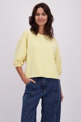 Video van Lichtgele sweater met 3/4 mouwen door Louise voor Dames