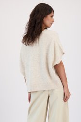 Achterkant van Oversized beige cardigan door Louise voor Dames