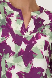 Paars-groene blouse  van Claude Arielle voor Dames