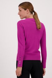 Paars-roze pull met lange mouwen  van Liberty Island voor Dames