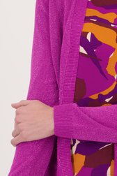 Paarse cardigan met lurex van Claude Arielle voor Dames