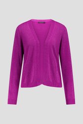 Paarse cardigan met lurex van Claude Arielle voor Dames