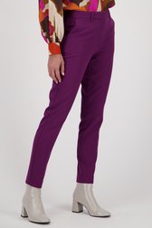 Paarse geklede broek van Geisha voor Dames