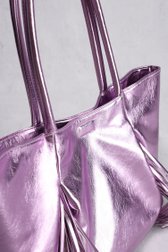 Paarse metallic handtas van Louise voor Dames