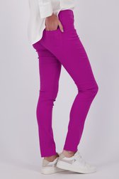 Paarse stretchbroek van Claude Arielle voor Dames