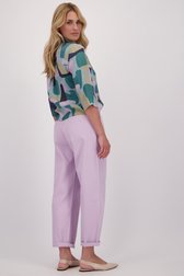 Le dos de Pantalon 7/8 lilas de Libelle pour Femmes