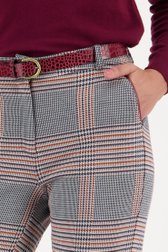 Pantalon à carreaux - straight fit de Claude Arielle pour Femmes