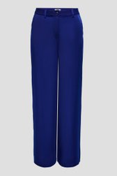 Pantalon à jambes larges bleu en aspect satiné de JDY pour Femmes