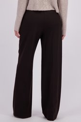 Le dos de Pantalon ample marron à taille élastique de Marc O'Polo pour Femmes