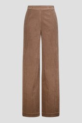 Photo produit 1 de Pantalon ample marron clair en velours côtelé de Libelle pour Femmes