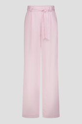 Photo produit 1 de Pantalon ample rose pastel en lin de Libelle pour Femmes