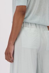 Pantalon ample turquoise en tissu brillant de Louise pour Femmes