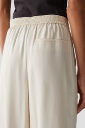 Pantalon beige ample avec taille élastique de Opus pour Femmes