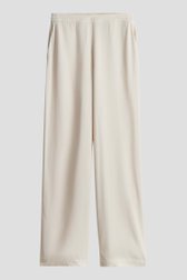 Pantalon beige ample avec taille élastique de Opus pour Femmes