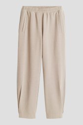 Photo produit 1 de Pantalon beige chiné avec taille élastiquée de Opus pour Femmes