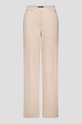 Pantalon beige clair en tissu texturé  de Claude Arielle pour Femmes