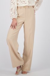 Pantalon beige large de D'Auvry pour Femmes
