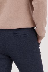 Pantalon bleu avec motif et taille élastiquée de Liberty Island pour Femmes