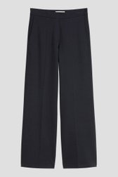 Photo produit 1 de Pantalon bleu foncé à jambes larges de Marc O'Polo pour Femmes