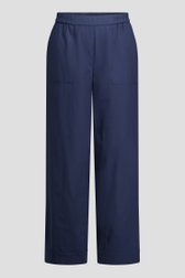 Photo produit 1 de Pantalon bleu foncé avec taille élastique de Libelle pour Femmes
