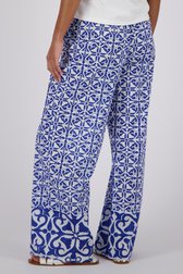 Pantalon bleu large avec imprimé blanc de JDY pour Femmes