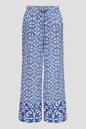 Pantalon bleu large avec imprimé blanc de JDY pour Femmes