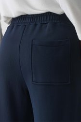 Pantalon bleu marine avec taille élastique de Opus pour Femmes