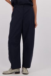 Détail de Pantalon bleu marine - Barrel fit de Louise pour Femmes