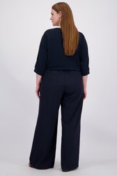 Le dos de Pantalon bleu marine de Yest Curve pour Femmes