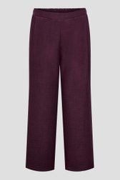 Photo produit 1 de Pantalon bordeaux ample à taille élastique de ONLY Carmakoma pour Femmes
