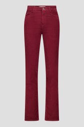 Photo produit 1 de Pantalon bordeaux en velours côtelé de Liberty Island pour Femmes
