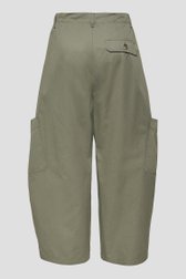 Photo produit 2 de Pantalon cargo kaki avec lien à nouer de JDY pour Femmes