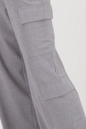 Pantalon cargo large gris clair de Louise pour Femmes