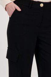 Pantalon cargo large noir de More & More pour Femmes
