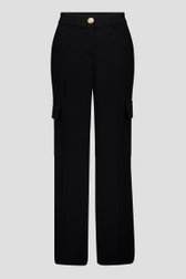 Pantalon cargo large noir de More & More pour Femmes