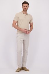 Le devant de Pantalon chino beige - Dallas - Slim fit de Brassville pour Hommes