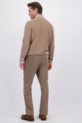 Le dos de Pantalon chino brun avec taille élastiquée de Dansaert Blue pour Hommes