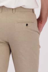 Détail de Pantalon chino taupe avec lin de Only & Sons pour Hommes