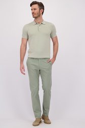 Le devant de Pantalon chino vert - Dallas - Slim fit de Brassville pour Hommes