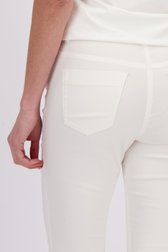 Détail de Pantalon coloré en stretch - blanc de Claude Arielle pour Femmes