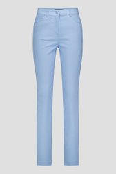 Pantalon coloré en stretch - Bleu clair de Claude Arielle pour Femmes
