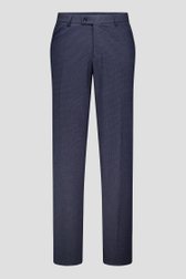 Photo produit 1 de Pantalon de costume bleu à carreaux - Comfort fit de Dansaert Black pour Hommes