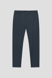 Photo produit 1 de Pantalon de costume bleu foncé à motif fin de Matinique pour Hommes