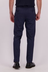 Photo supplémentaire 2 de Pantalon de costume bleu foncé chiné de Benvenuto pour Hommes